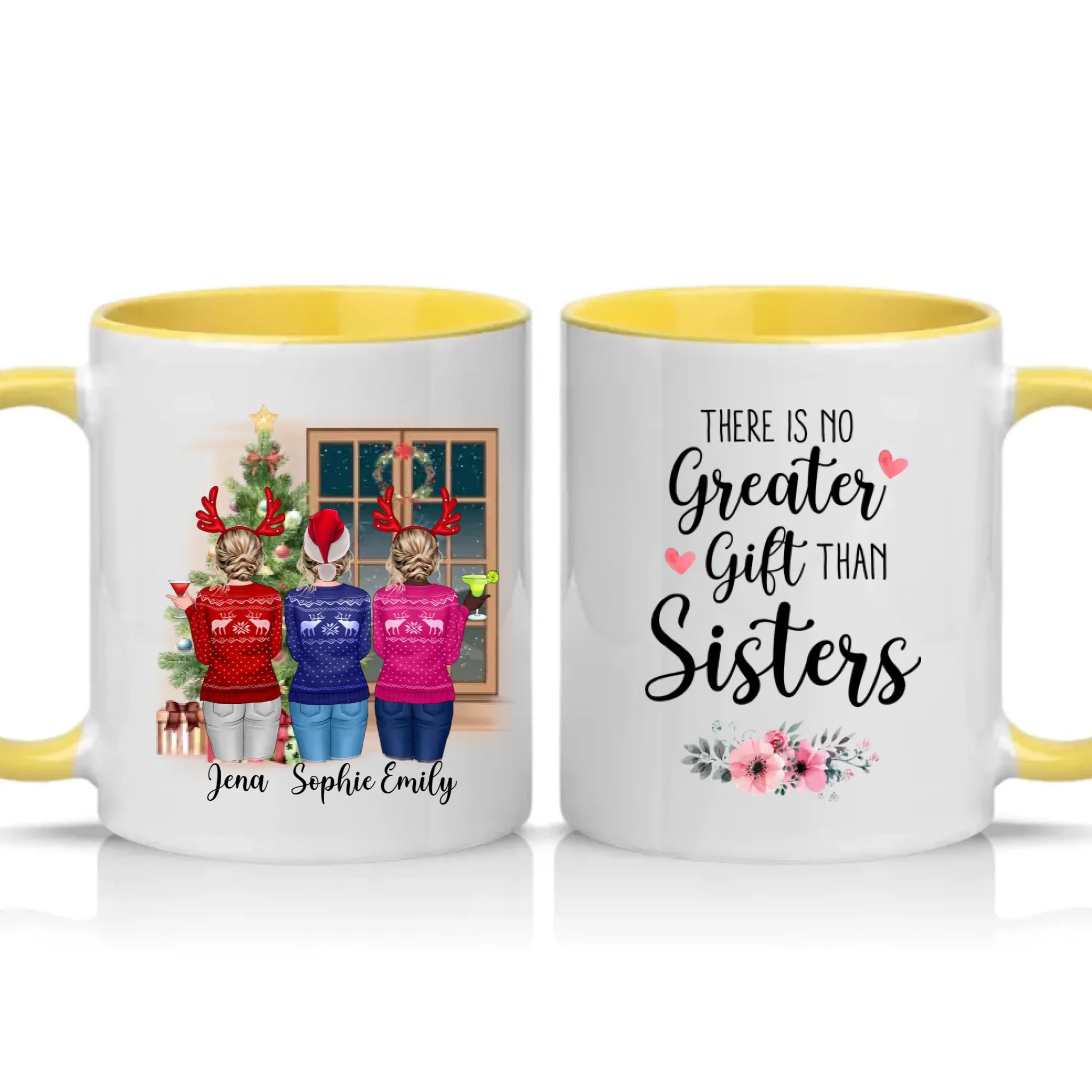 Two Tone 11oz Mug Yellow