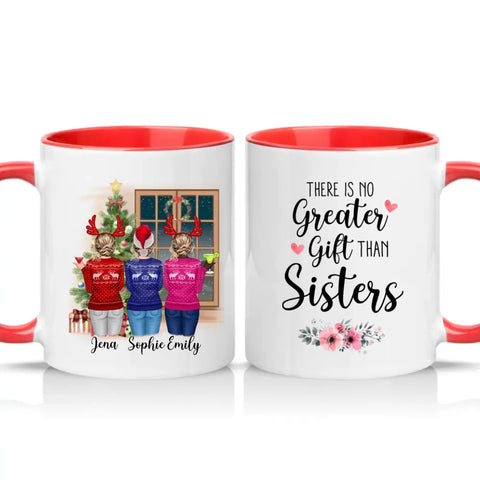 Two Tone 11oz Mug Red