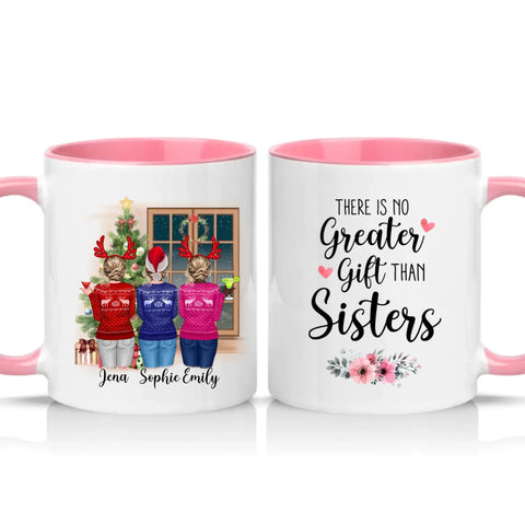 Two Tone 11oz Mug Pink