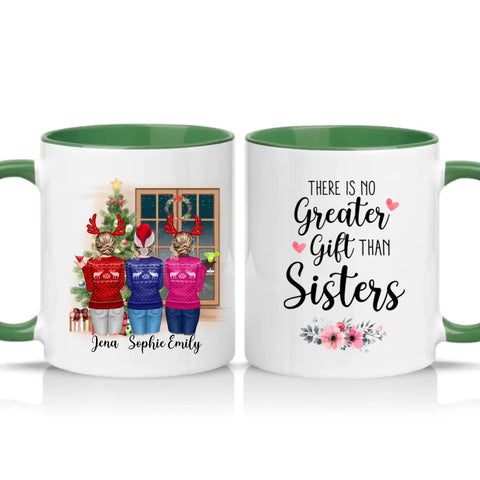 Two Tone 11oz Mug Racing Green