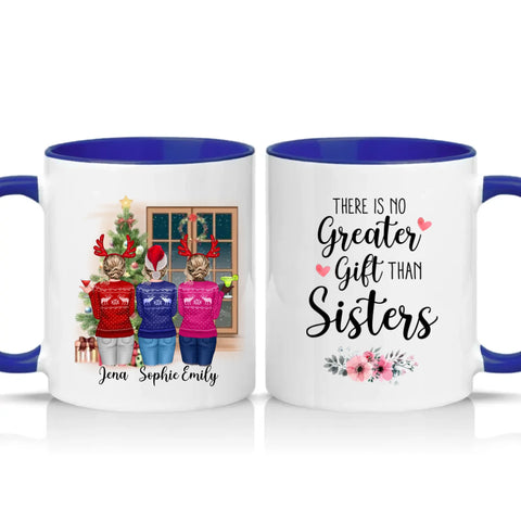 Two Tone 11oz Mug Dark Blue
