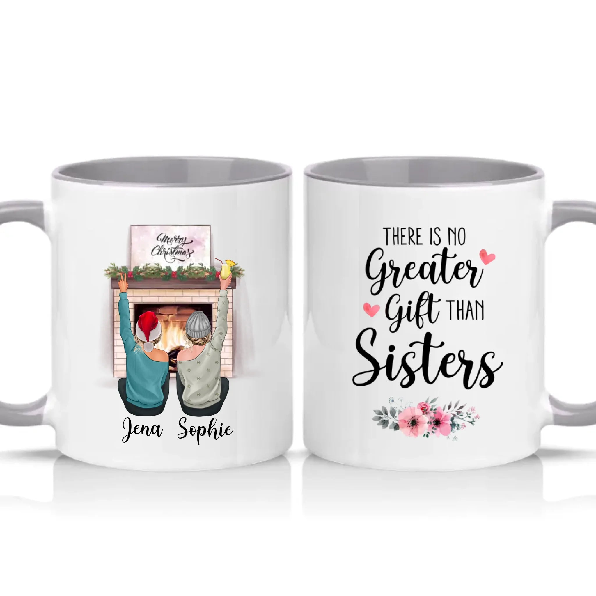 Two Tone 11oz Mug Grey
