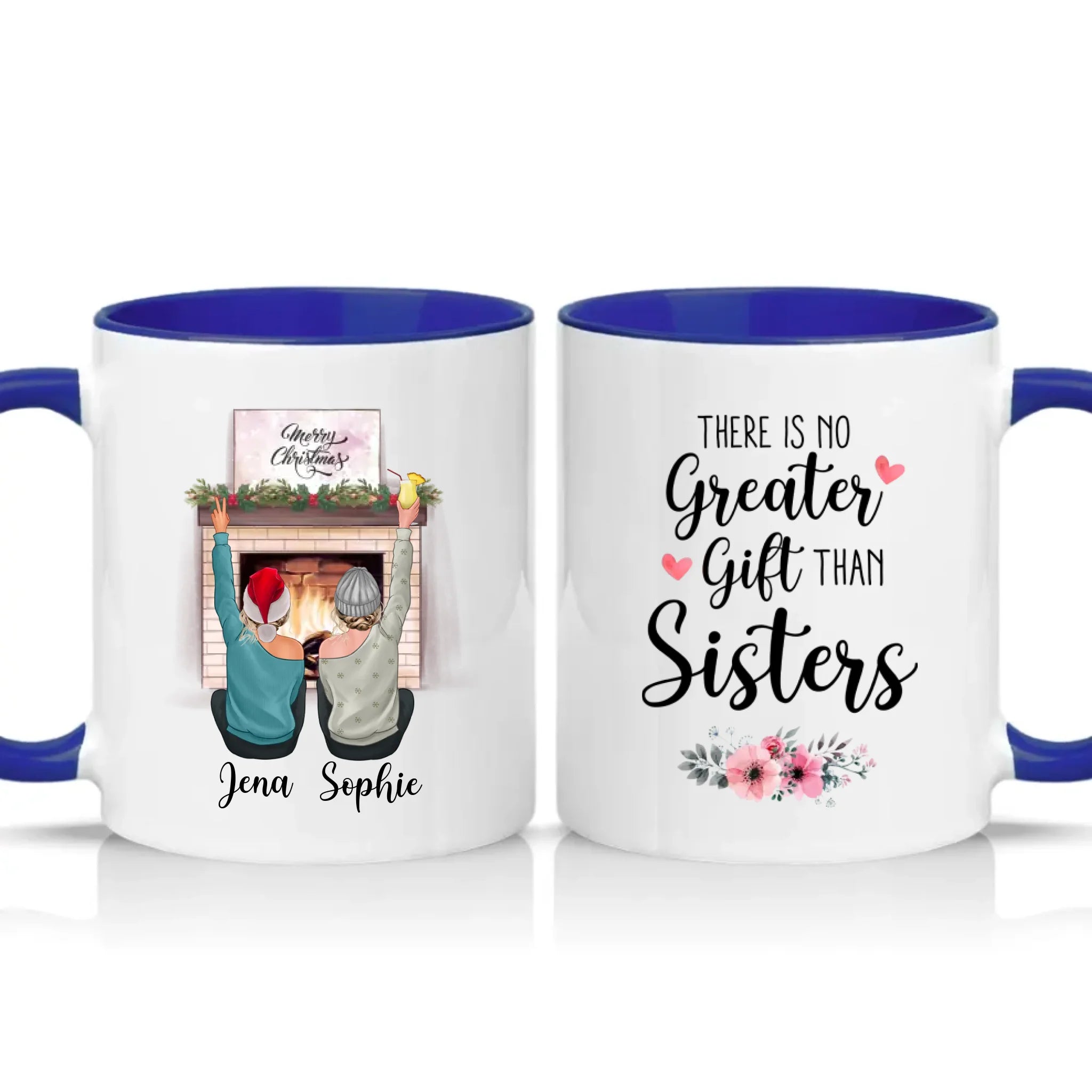 Two Tone 11oz Mug Dark Blue