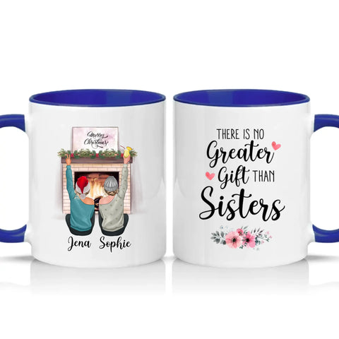 Two Tone 11oz Mug Dark Blue