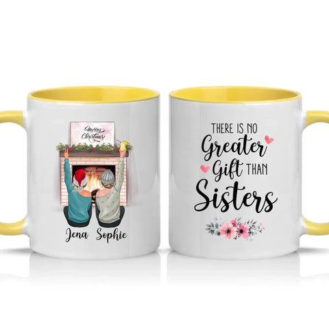 Two Tone 11oz Mug Yellow
