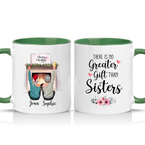 Two Tone 11oz Mug Racing Green