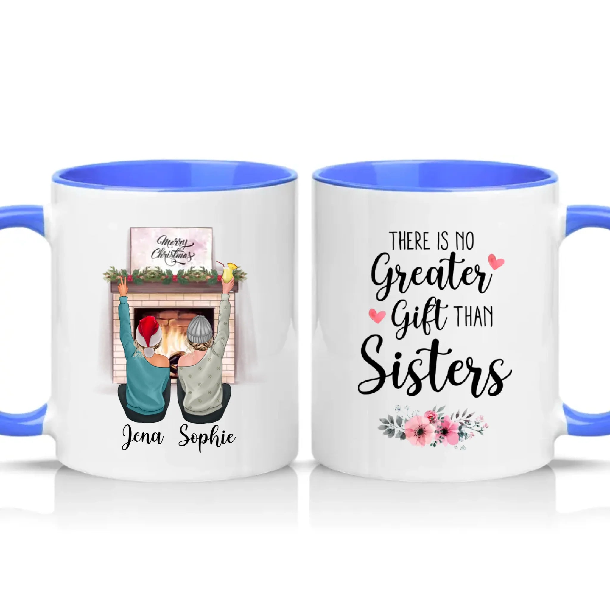 Two Tone 11oz Mug Medium Blue