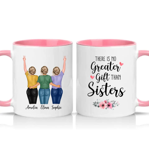 Two Tone 11oz Mug Pink