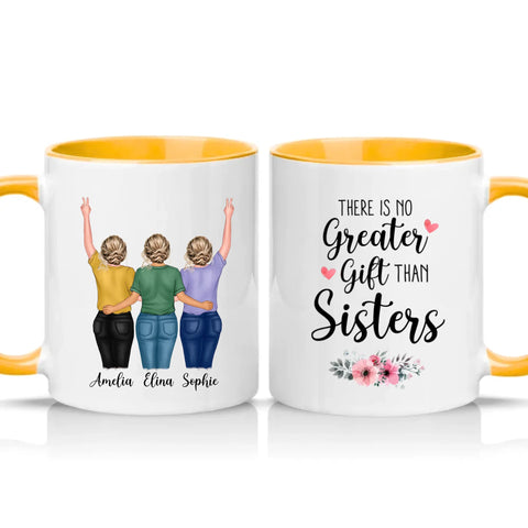 Two Tone 11oz Mug Golden Yellow