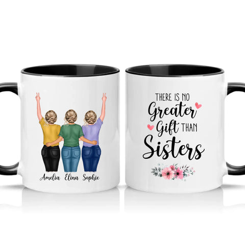 Two Tone 11oz Mug Black