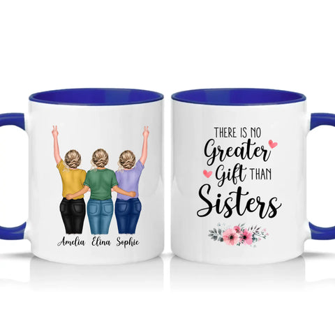 Two Tone 11oz Mug Dark Blue