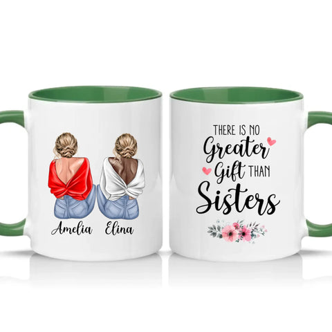 Two Tone 11oz Mug Racing Green