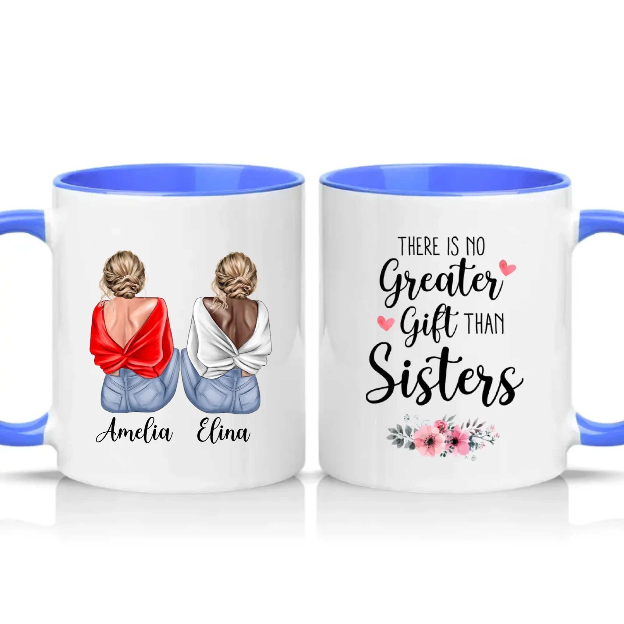 Two Tone 11oz Mug Medium Blue