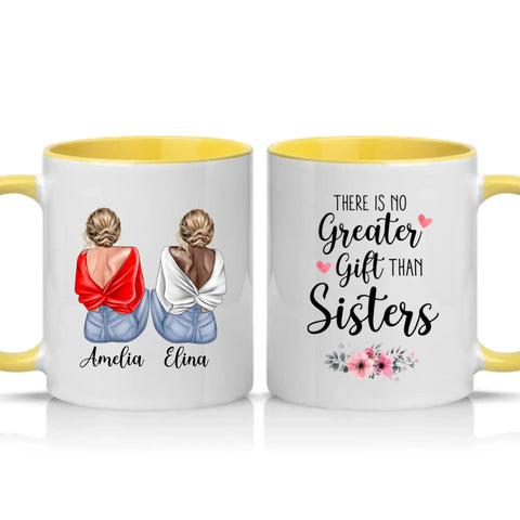 Two Tone 11oz Mug Yellow