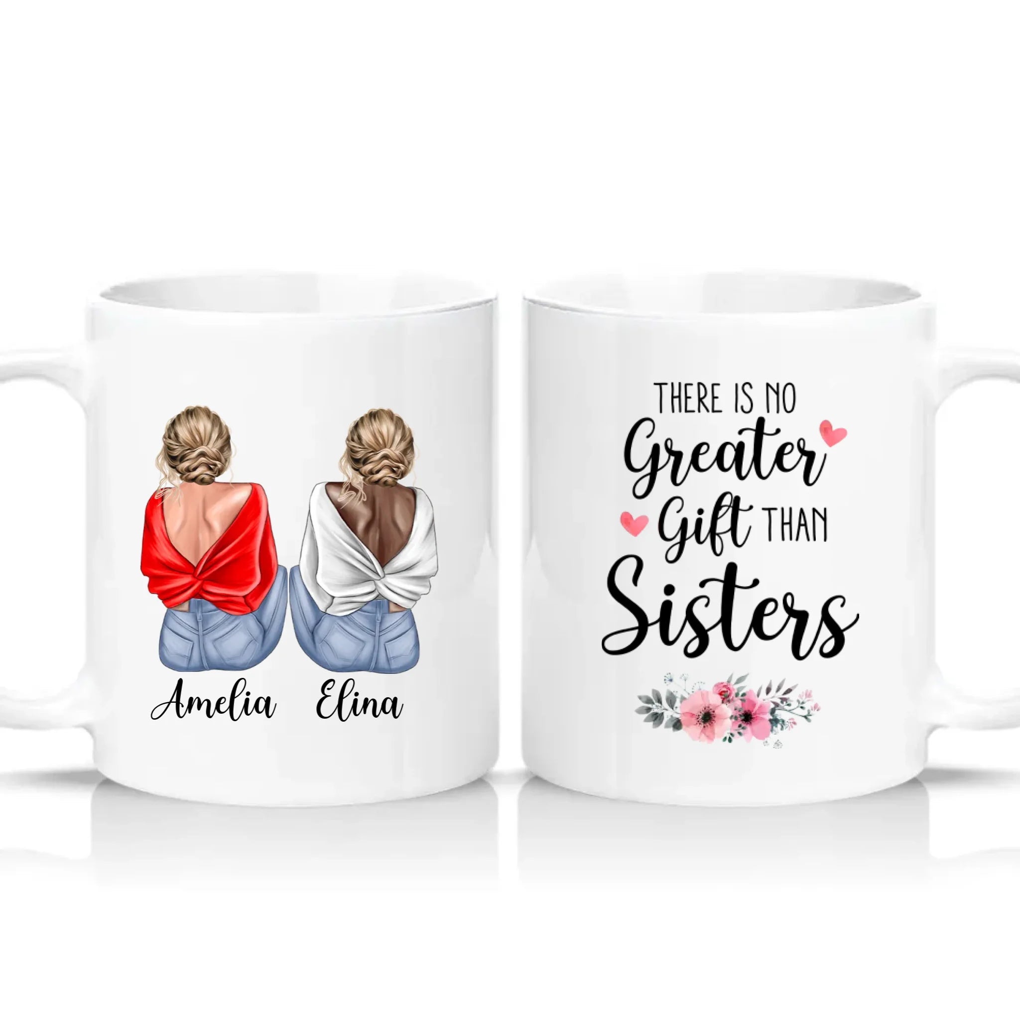 Two Tone 11oz Mug White