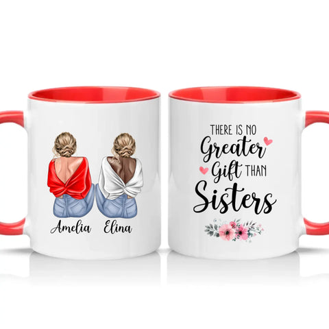 Two Tone 11oz Mug Red