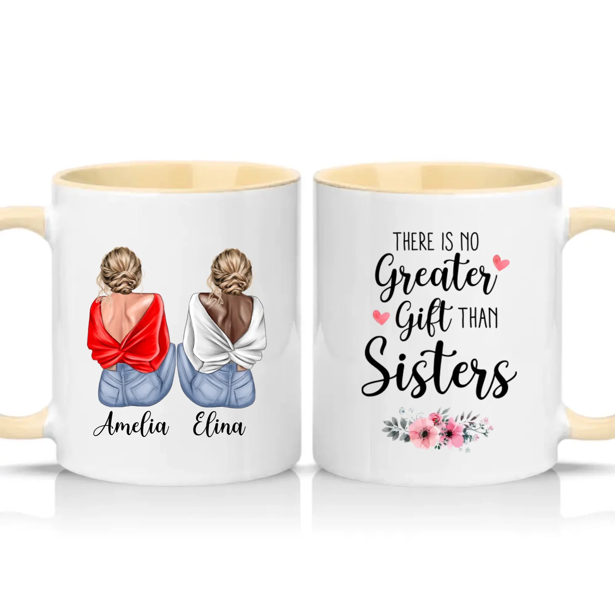 Two Tone 11oz Mug Cream
