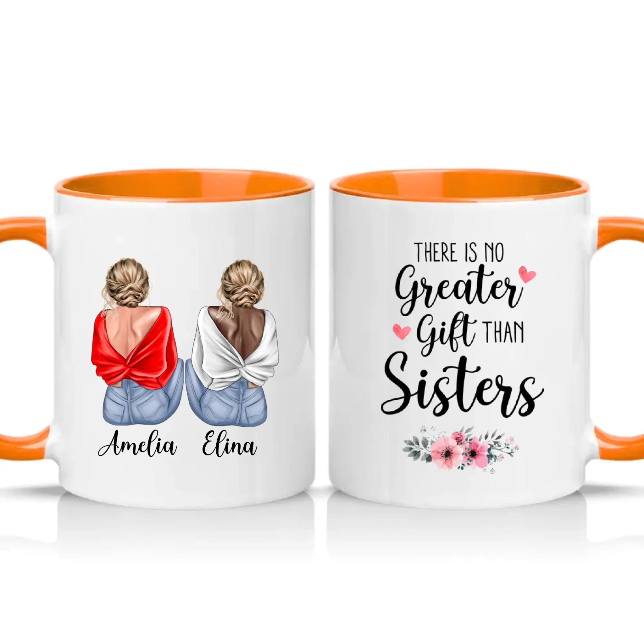 Two Tone 11oz Mug Orange
