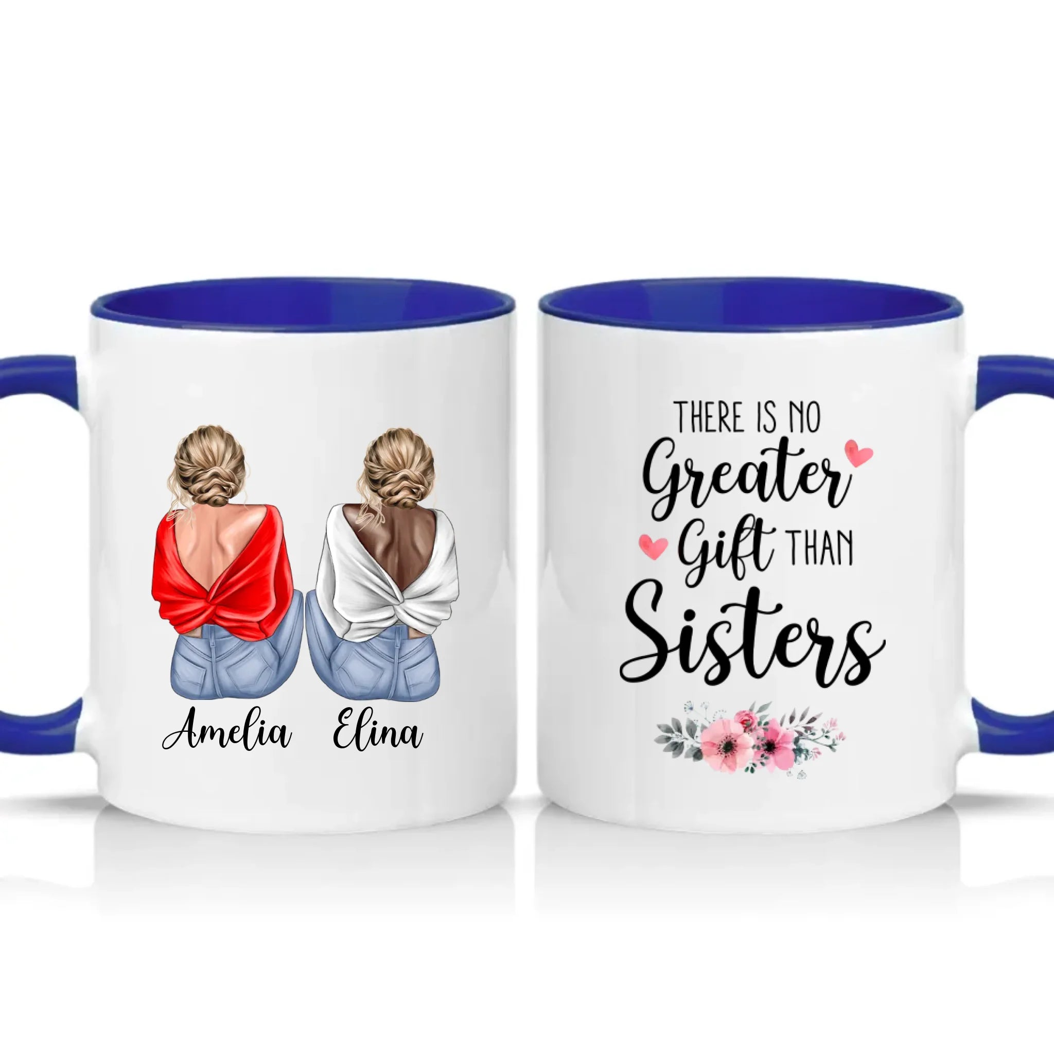 Two Tone 11oz Mug Dark Blue