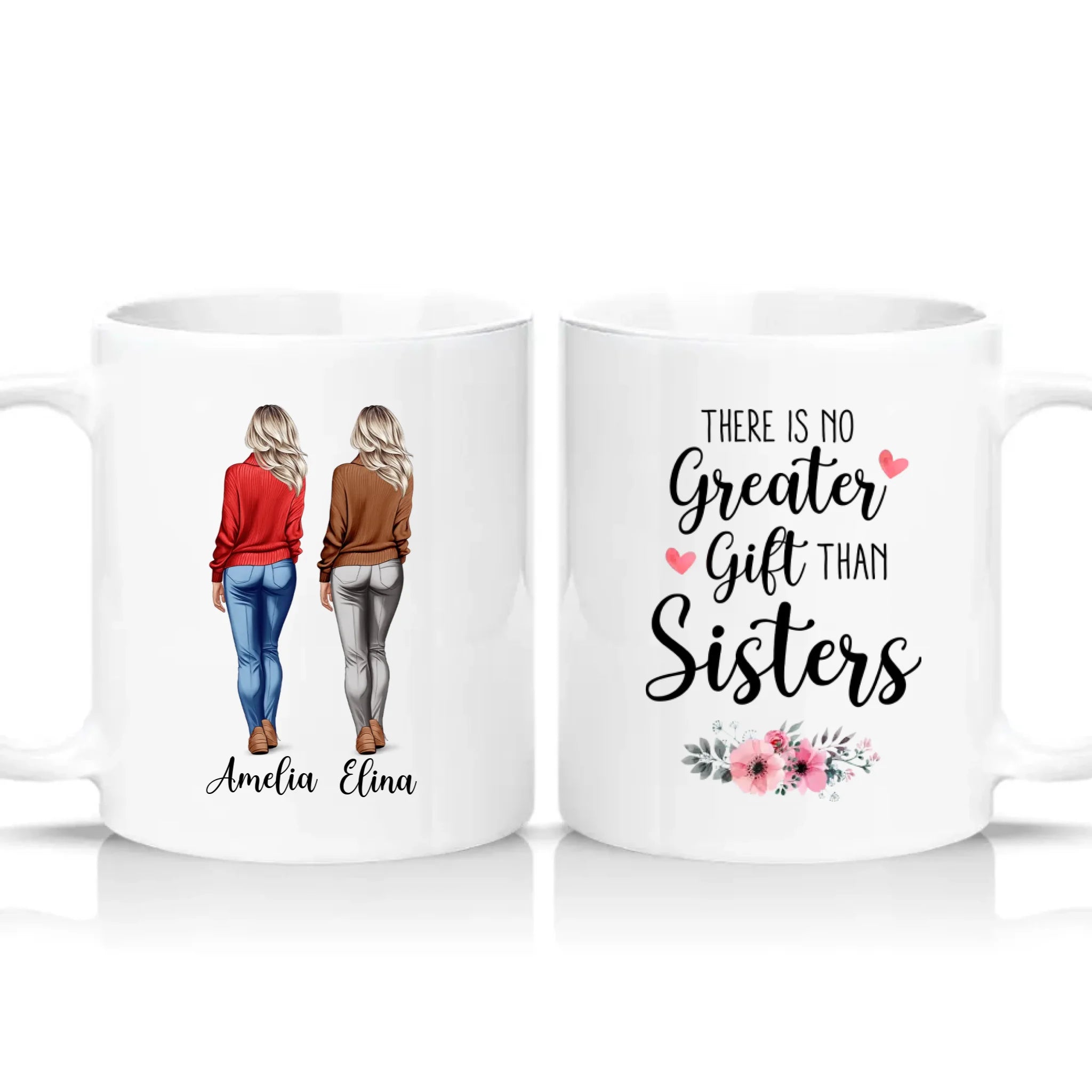 Two Tone 11oz Mug White