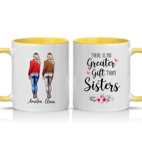 Two Tone 11oz Mug Yellow