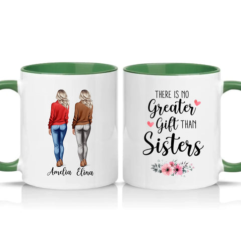 Two Tone 11oz Mug Racing Green
