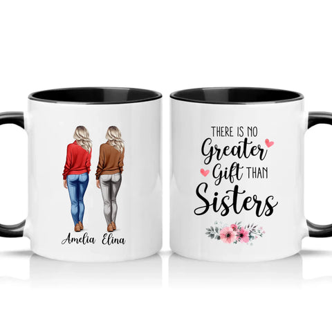 Two Tone 11oz Mug Black