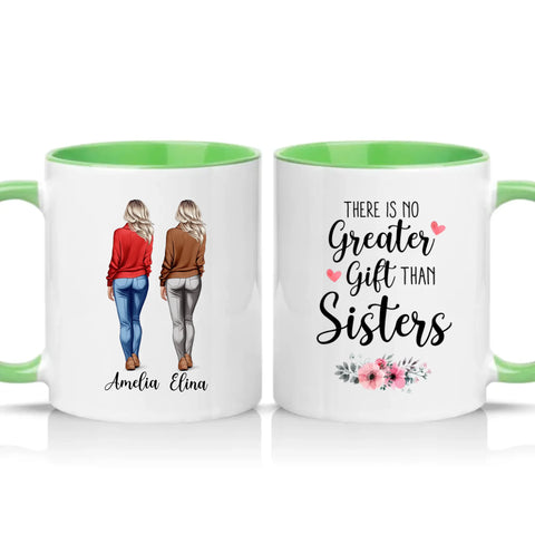 Two Tone 11oz Mug Green