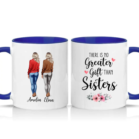 Two Tone 11oz Mug Dark Blue