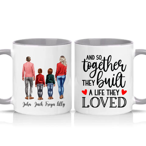 Two Tone 11oz Mug Grey