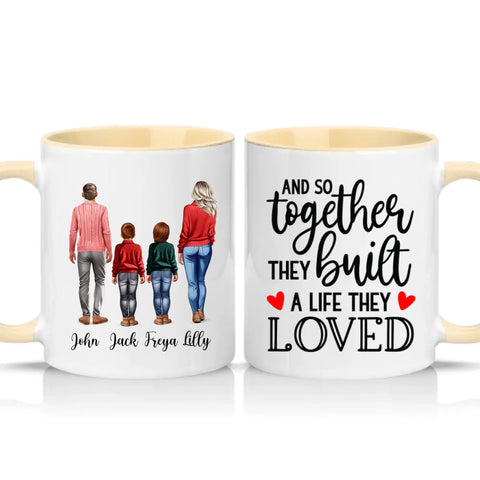 Two Tone 11oz Mug Cream