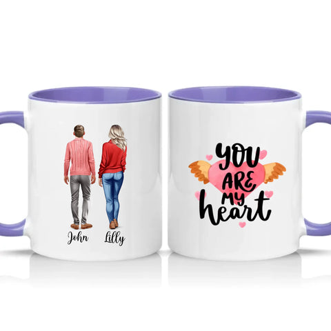 Two Tone 11oz Mug Heather