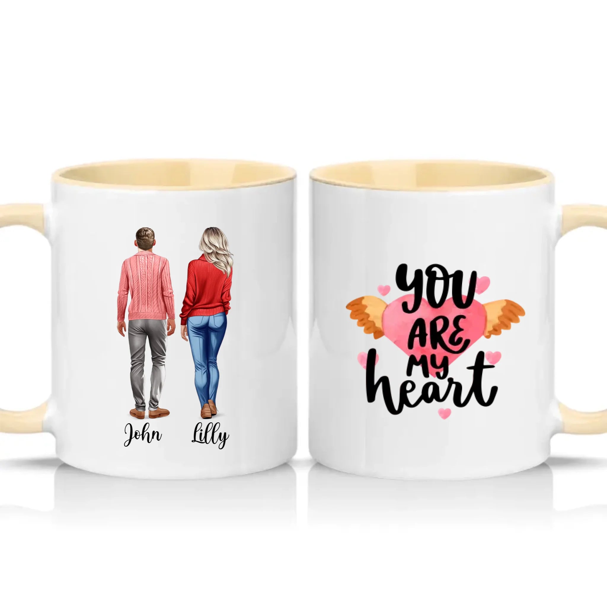 Two Tone 11oz Mug Cream