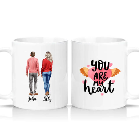 Two Tone 11oz Mug White