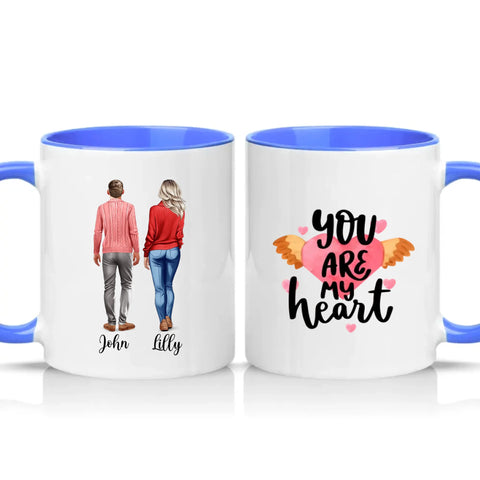 Two Tone 11oz Mug Medium Blue