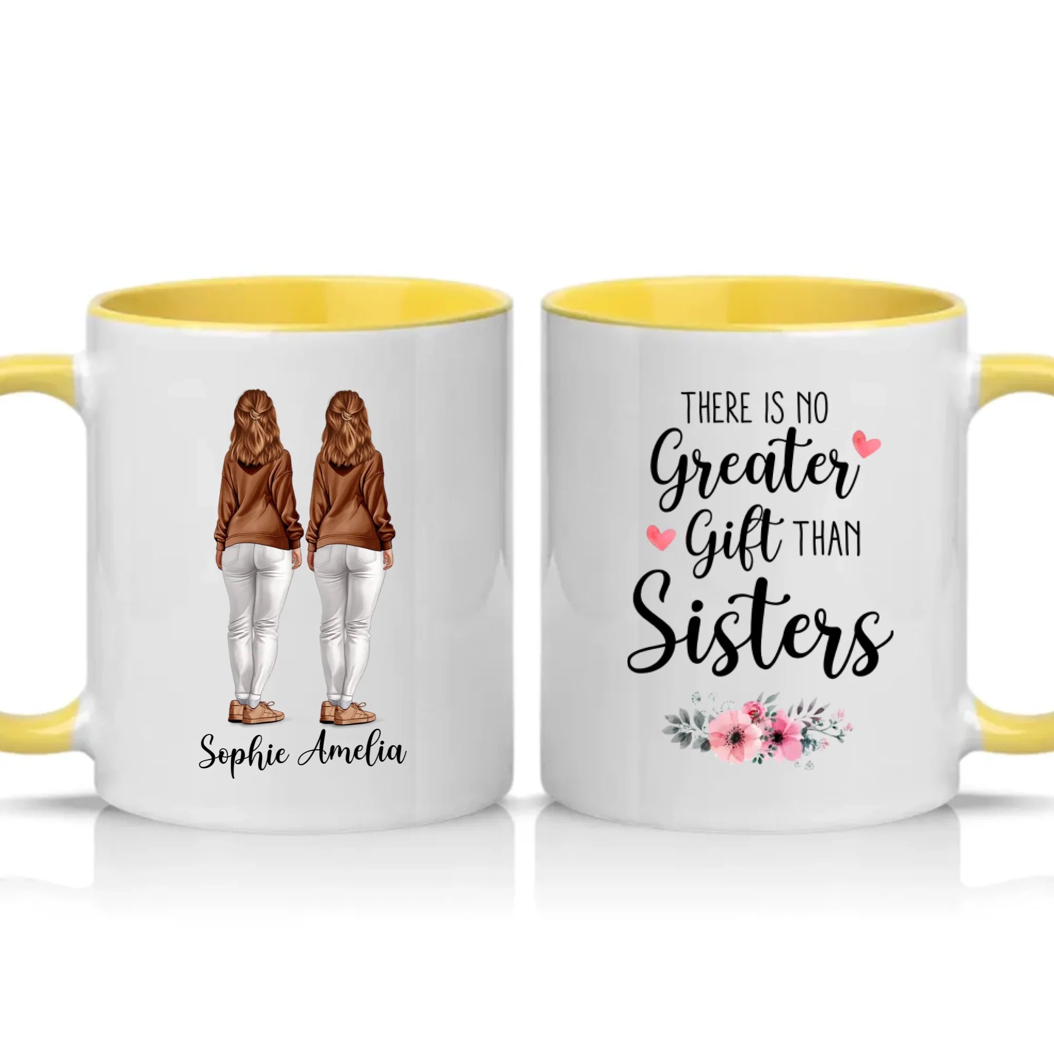 Two Tone 11oz Mug Yellow