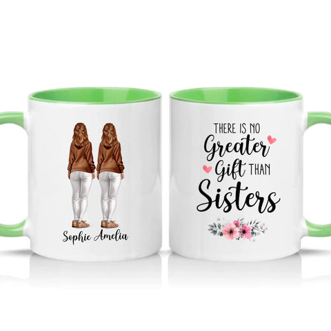 Two Tone 11oz Mug Green