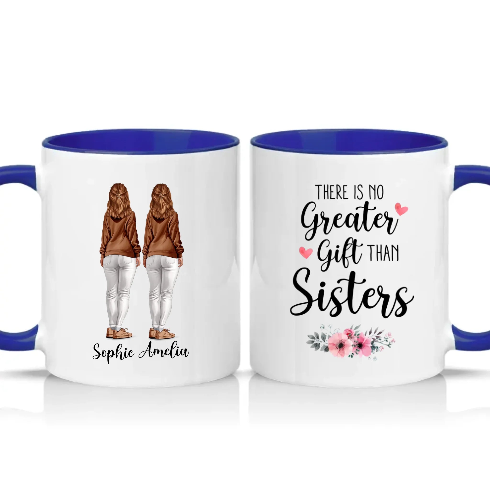 Two Tone 11oz Mug Dark Blue