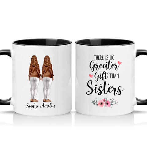 Two Tone 11oz Mug Black