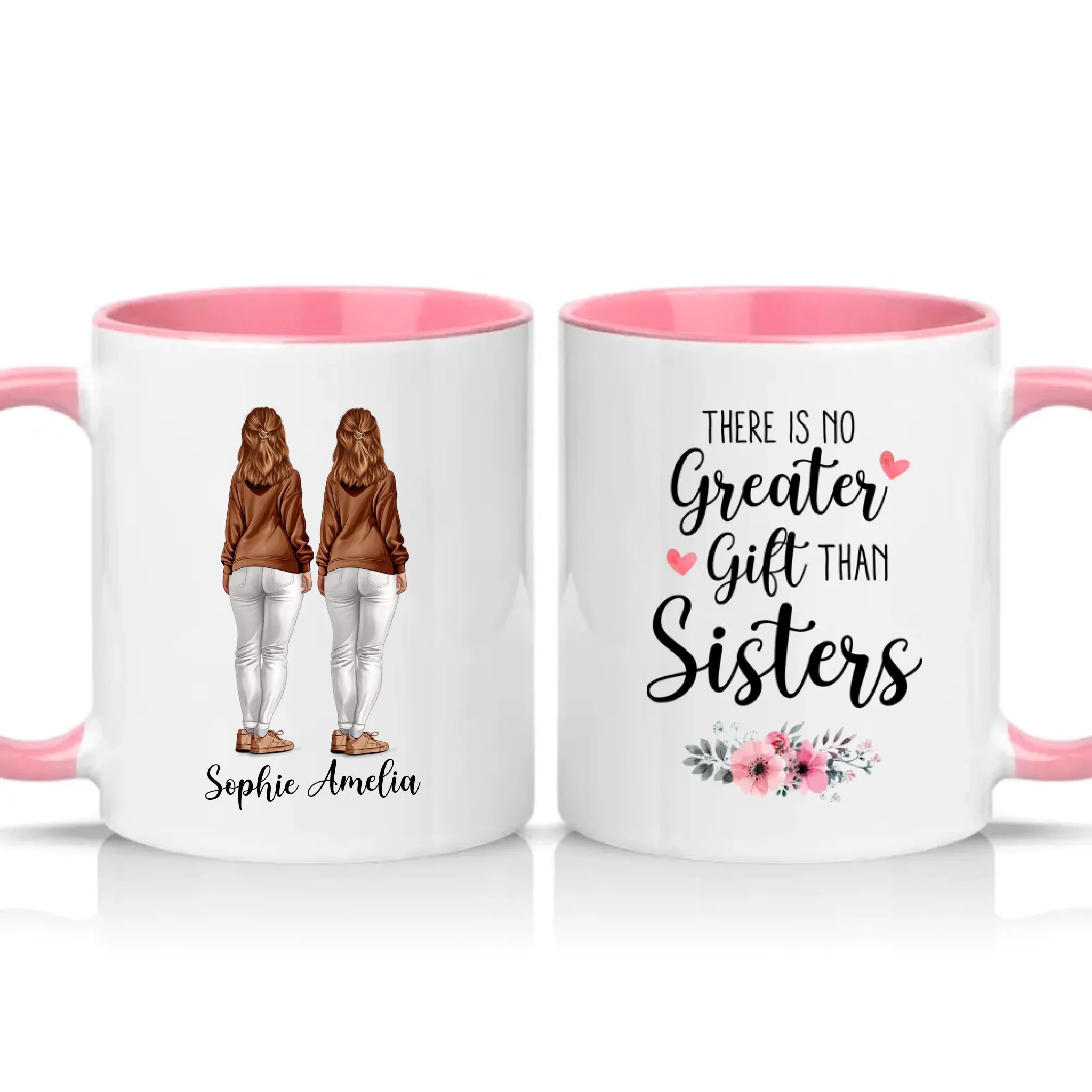 Two Tone 11oz Mug Pink