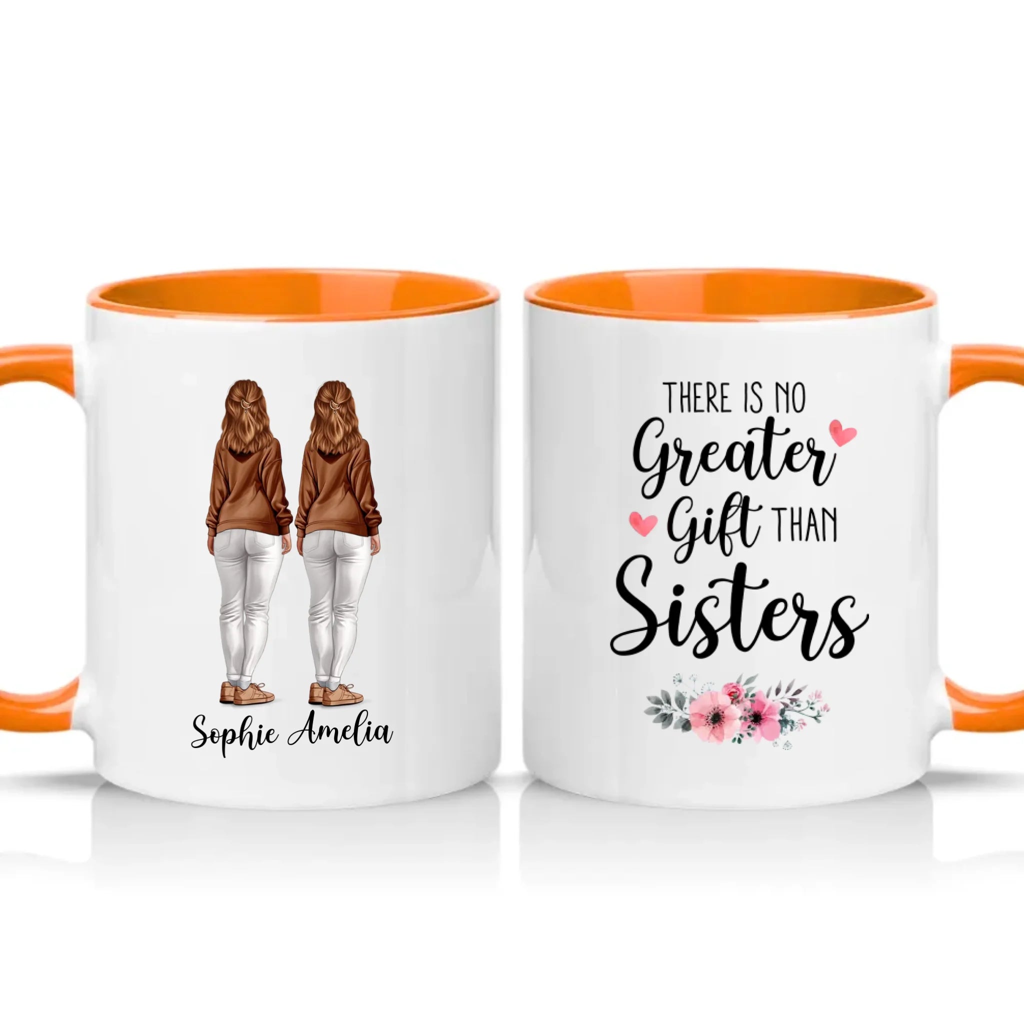 Two Tone 11oz Mug Orange