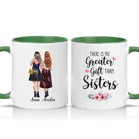 Two Tone 11oz Mug Racing Green