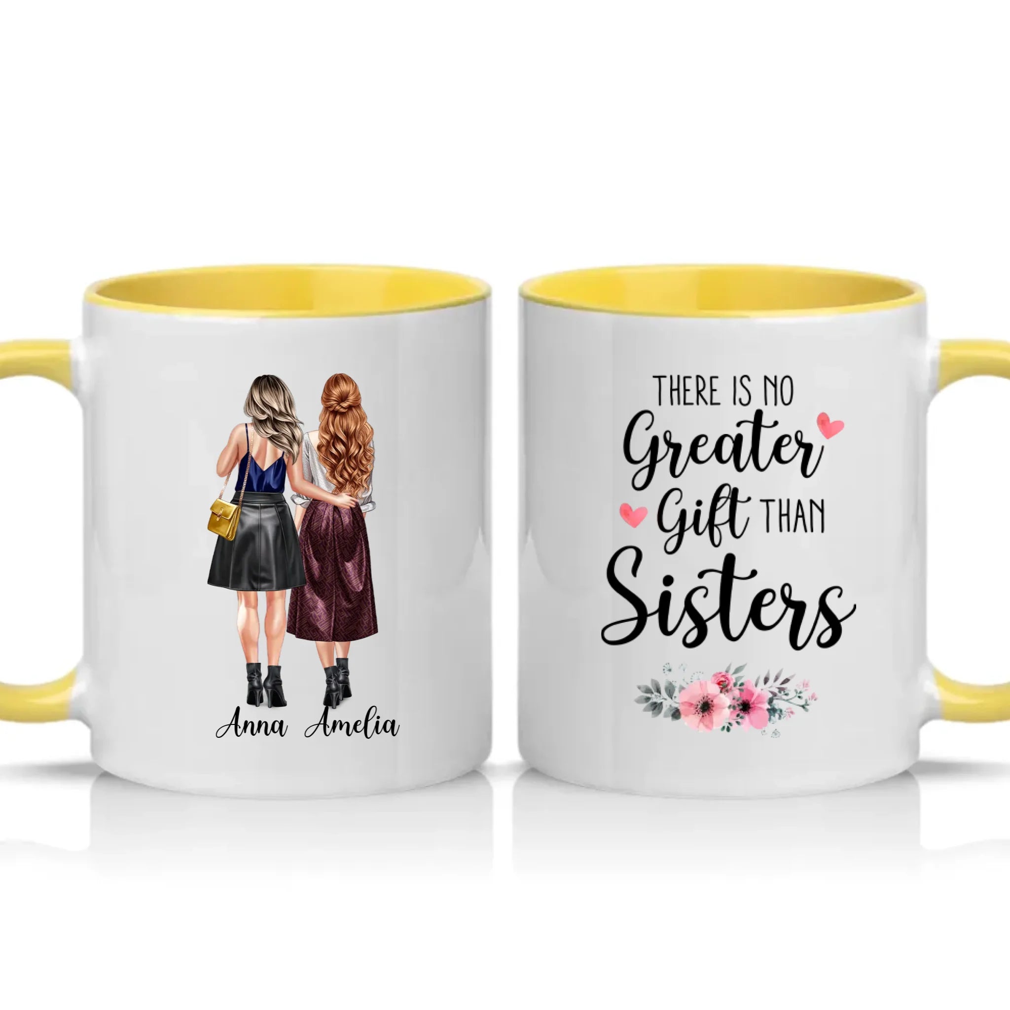 Two Tone 11oz Mug Yellow