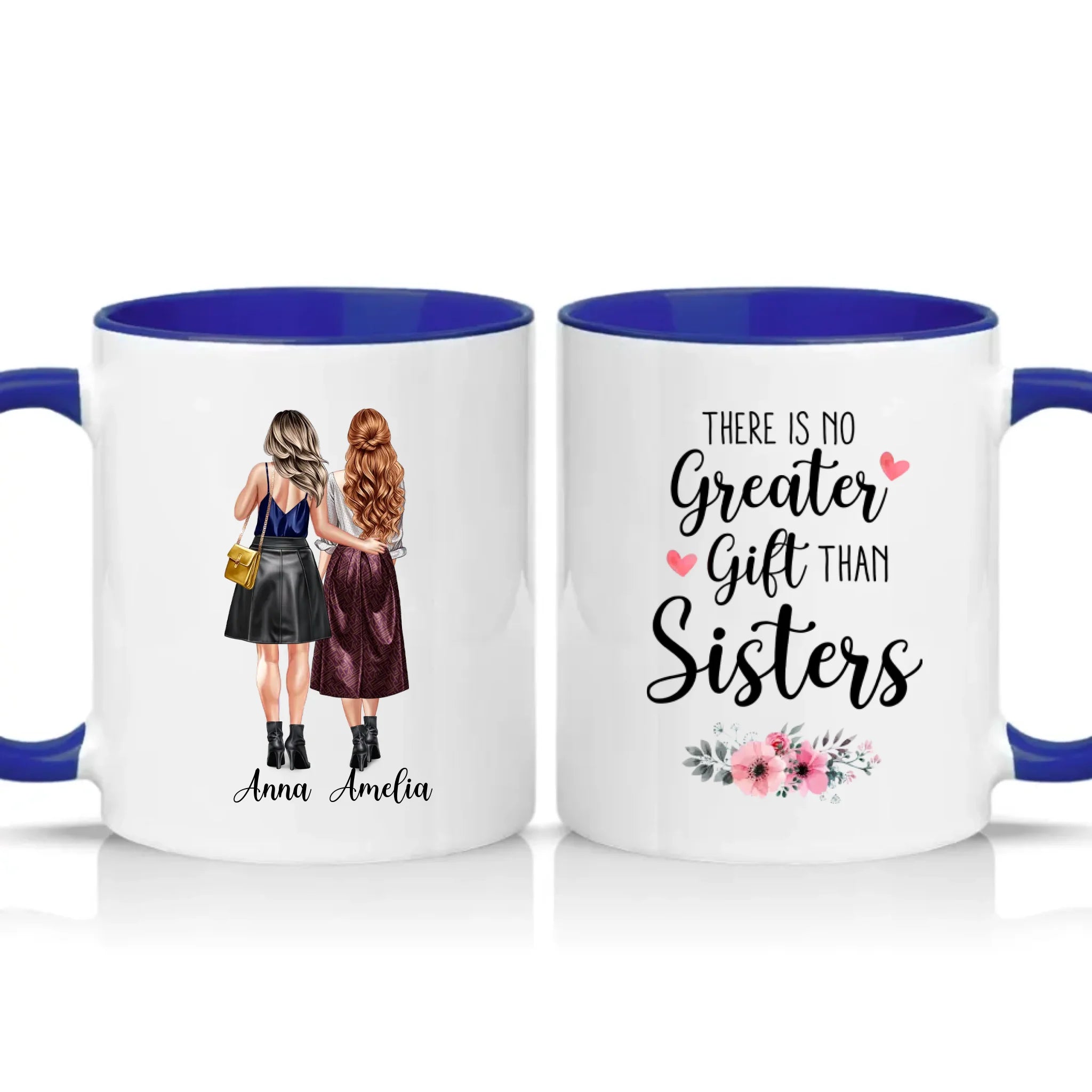Two Tone 11oz Mug Dark Blue