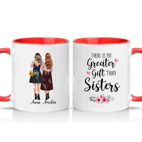 Two Tone 11oz Mug Red