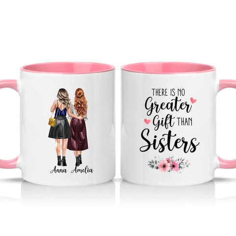 Two Tone 11oz Mug Pink
