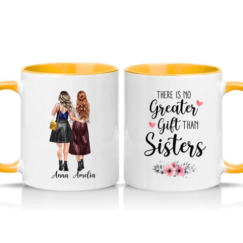 Two Tone 11oz Mug Golden Yellow