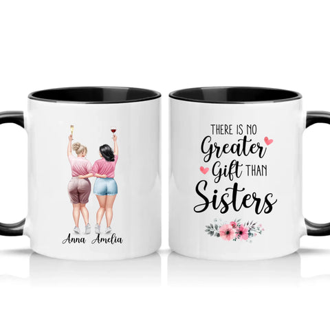 Two Tone 11oz Mug Black