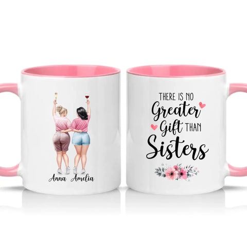 Two Tone 11oz Mug Pink