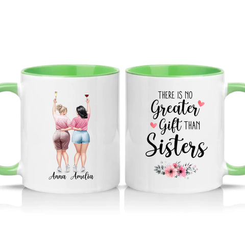 Two Tone 11oz Mug Green